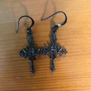 Cross earrings